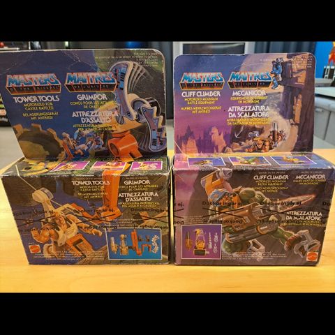 He-Man , Motu, Cliff Climber,  Tower Tools, MISB