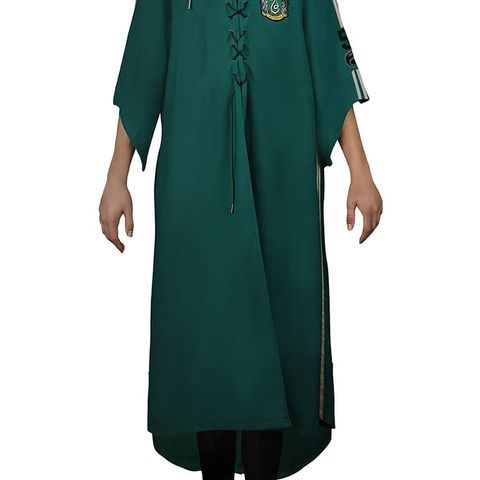 Slytherin Quidditch Robe / Smygard Rumpedunk kutte til voksne - Harry Potter