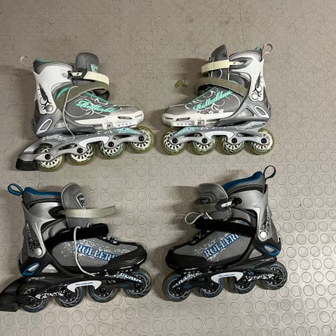 Rollerblades str 36,5 til 40,5 (4-7)