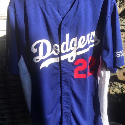 dodgers skjorte neon lysskilt boka holder og program