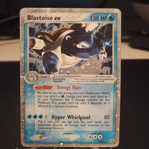 Blastoise Ex 104/112