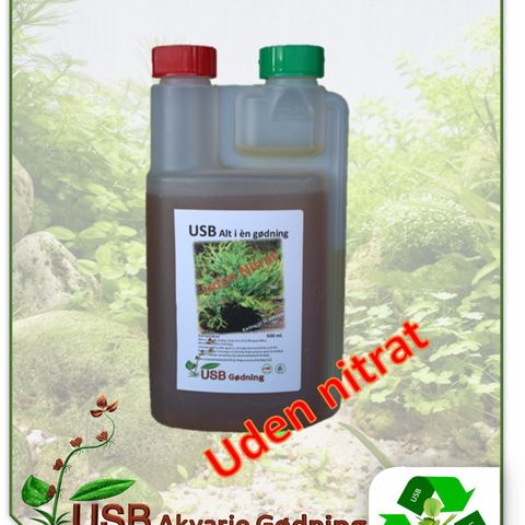 Akvariegjødsel uten nitrat 1000ml