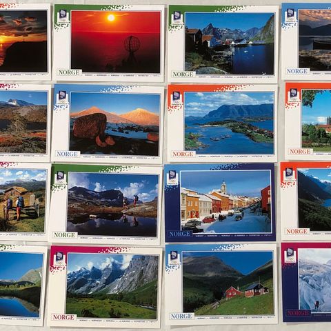 Lillehammer OL 1994 - 60 postkort