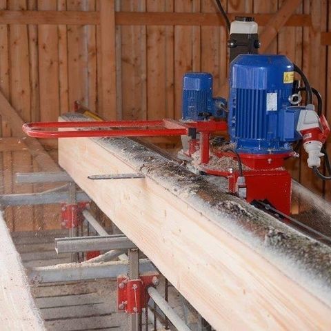 Bamsesågen sågverk - Kraftig stålkonstruktion