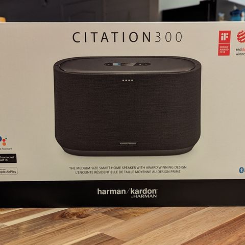 Helt nytt - Harman Kardon Citation 300 høyttaler (Sort)