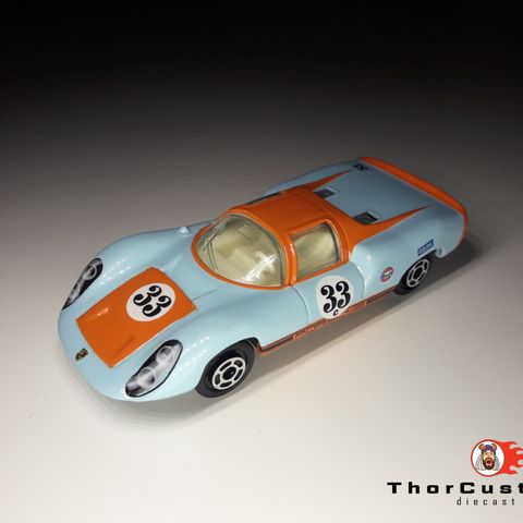 Matchbox Porsche 910 Lesney No:68 az Gulf (Hot Wheels, Majorette)