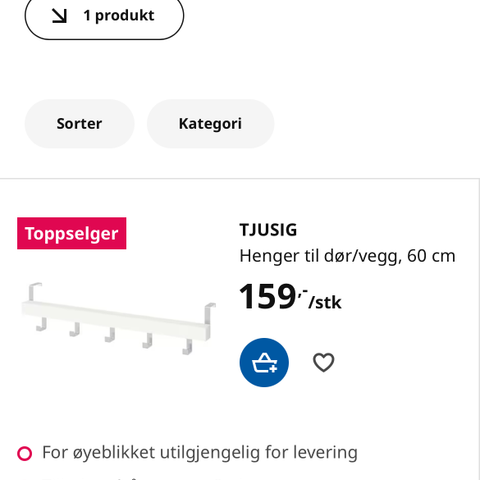 Ikea Dørhenger