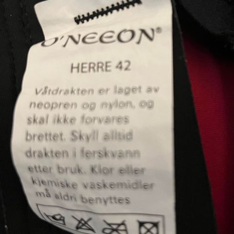 Våtdrakt O'neeon