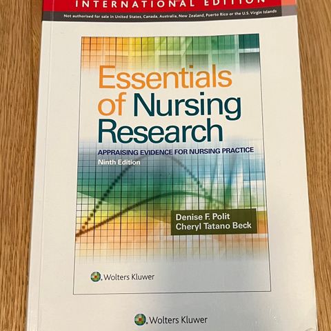 Essentials of nursing research