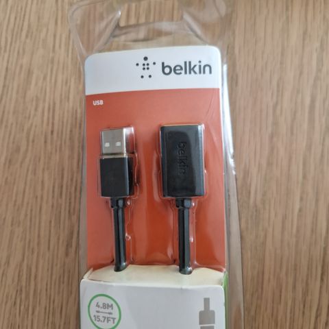 Belkin USB 2.0 forlengelseskabel (4,8 m)