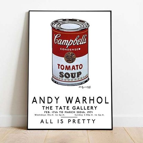 Andy Warhol - Tomato Soup plakat