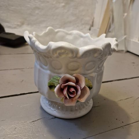 Vintage blomsterpotte