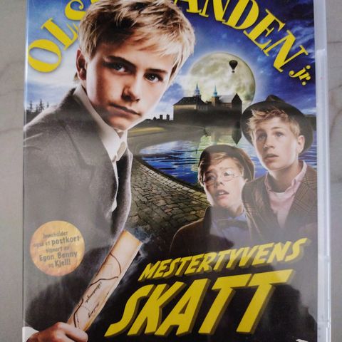 Dvd familiefilm. Olsenbanden jr. Mestertyvens skatt.