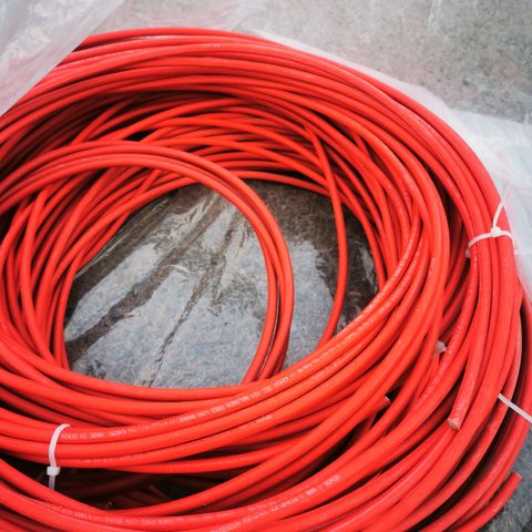 6mm2 Solcelle kabel rød/sort i mindre lengder 1-10m