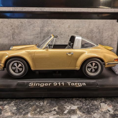 Porsche 911 Targa (By Singer) - Gold Metallic - KK-Scale Limited Edition - 1:18