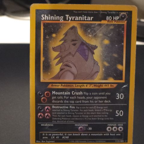 Shinning Tyranitar 113/105