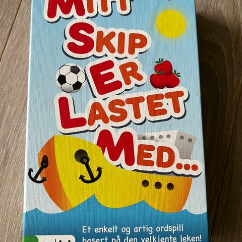 Mitt skip er lastet med spill