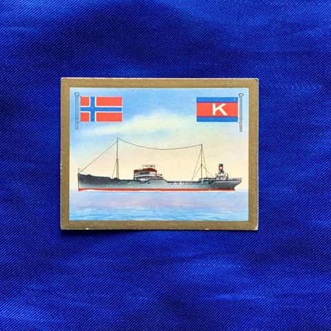 Rederi - A. F. Klaveness & Co - M/T «Solstad» 1927 - Zigarettenkort 1932 SABA