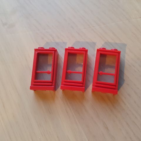Røde lego vintage dører