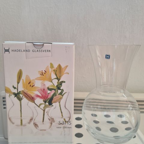 Sans vase fra Hadeland glassverk