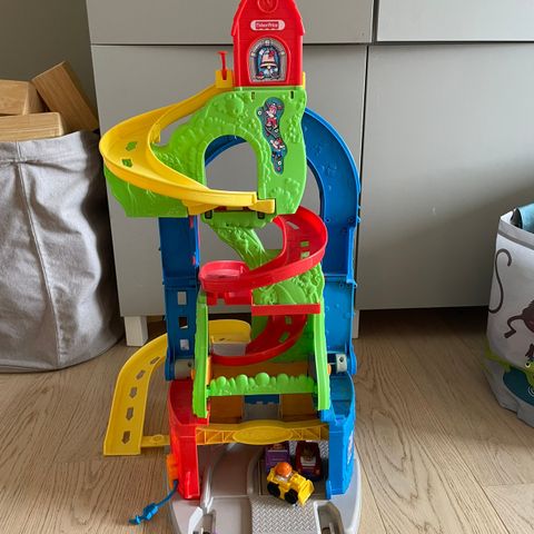 Fisher Price bilbane med biler