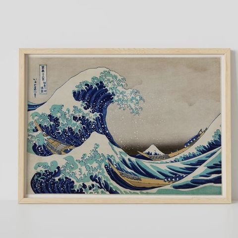 The Great Wave at Kanagawa plakat