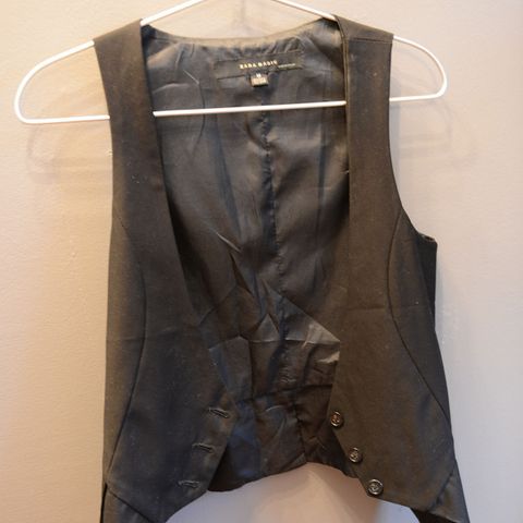 Svart Zara vest