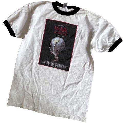 War Of The Worlds vintage film merch t-skjorte