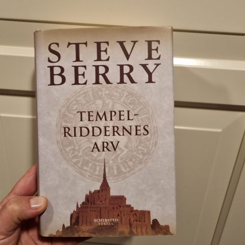 Tempelriddernes arv av Steve Berry. Innbundet!