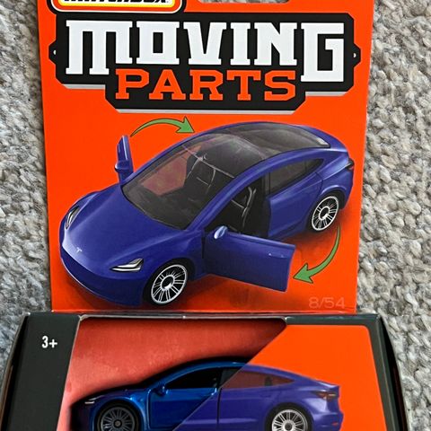 Matchbox Tesla Model 3 - Moving Parts