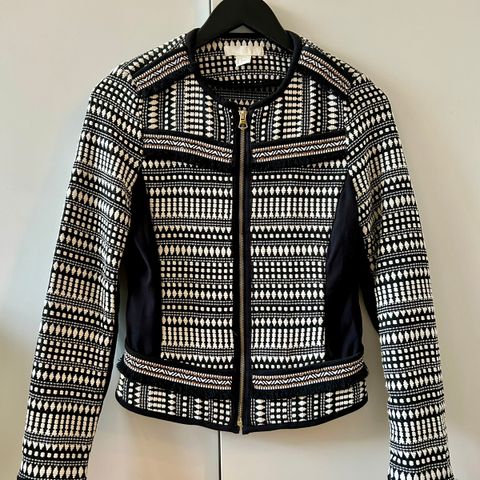 Bouclé-jakke fra H&M, str. Small