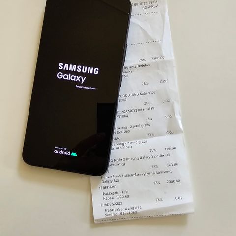 Pent brukt samsung galaxy s22