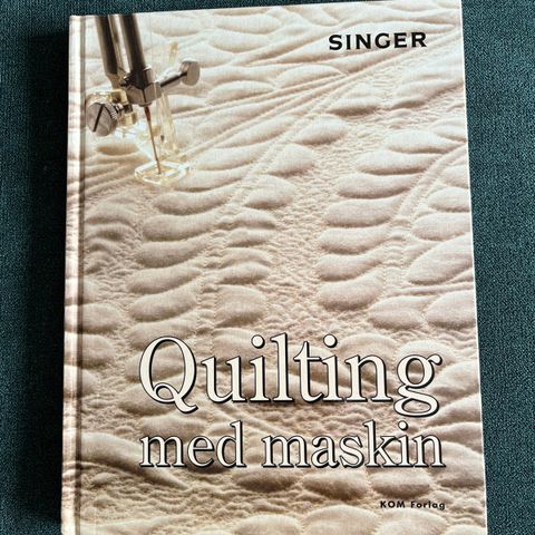 Bok om quilting med maskin fra Singer selges