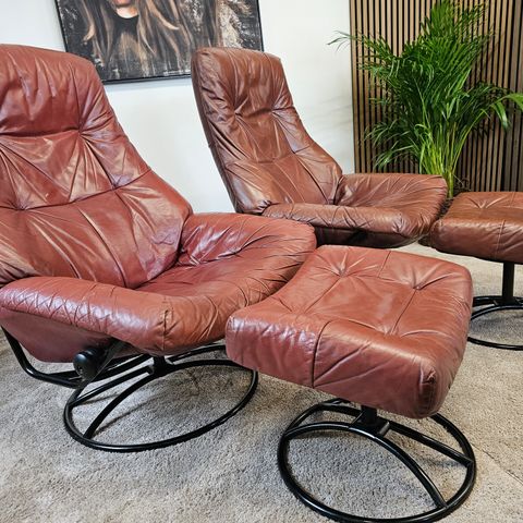 NY PRIS! 2 stk. Stressless® Master 1976 lenestoler fra Ekornes!