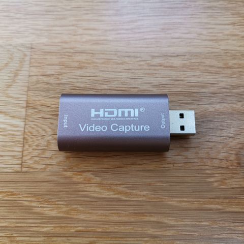 HDMI til USB Adapter / Videoopptaker 4K 30hz