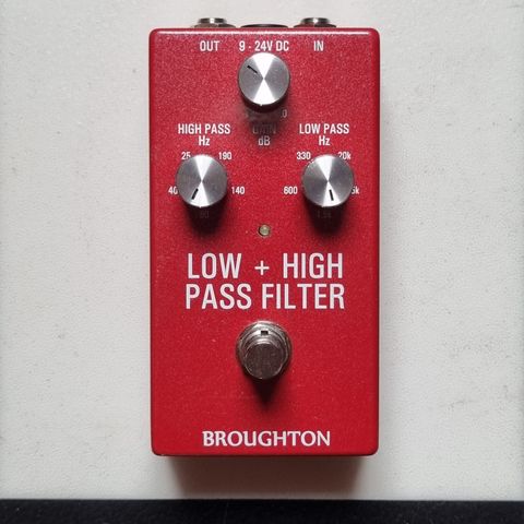 Broughton Audio Low + High pass filter