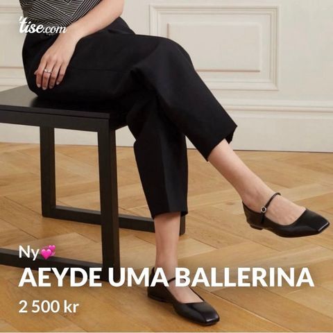 Nytt! Aeyde Uma Mary Jane ballet flats