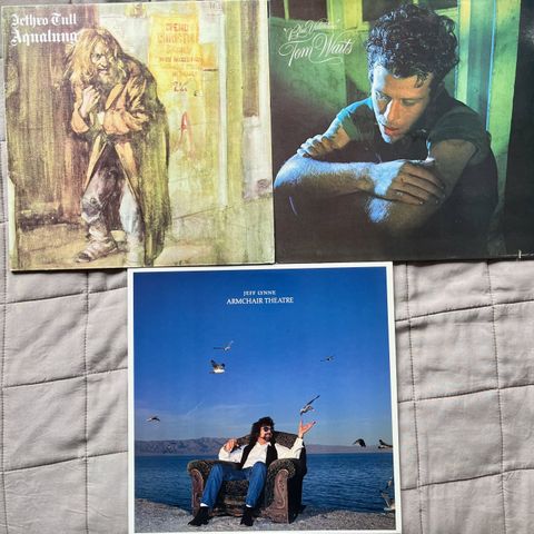 LP/Vinyl - Tom Waits, Jethro Tull og Jeff Lynne