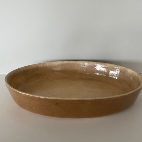 Fransk keramikk - stort ovalt fat