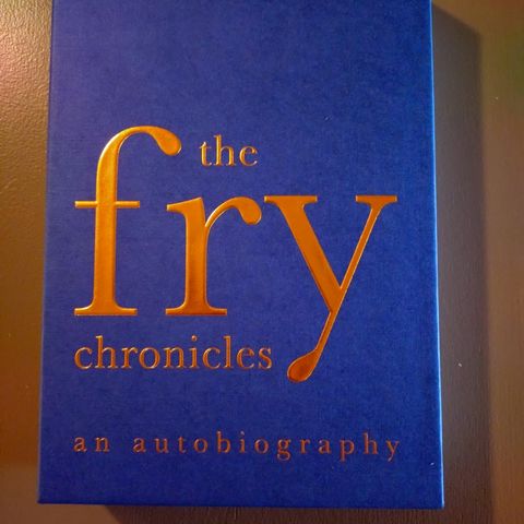 The Fry Chronicles, Stephen Fry, signert, Engelsk.