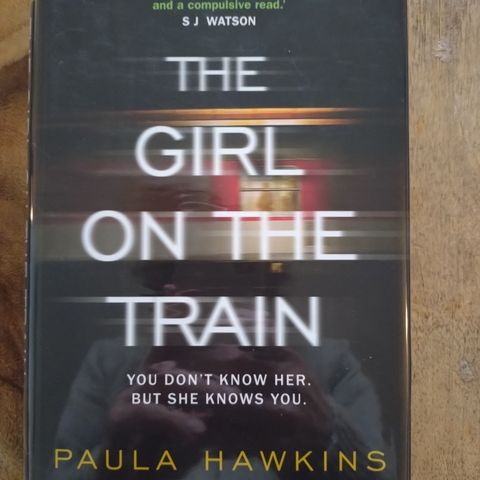 The Girl on the Train, Paula Hawkins, signert, Engelsk