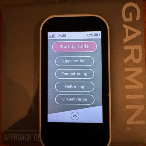 Garmin G80 Launch monitor og baneguide