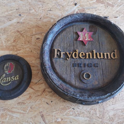 Hansa og Frydenlund tønneskilt