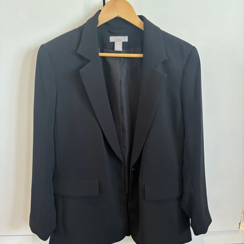 H&M sort blazer