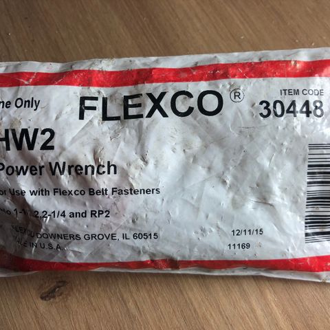 Flexco power wrench