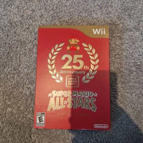 Uåpnet Super Mario All-Stars Limited Edition for Nintendo Wii