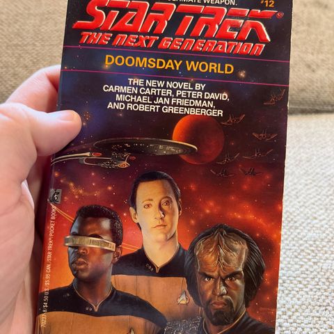 3x signert - Star Trek: The Next Generation: Doomsday World