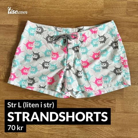 Strandshorts (str L - liten i str)