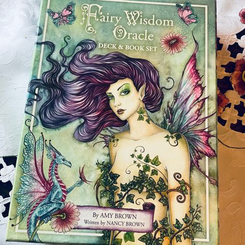 Fairy Wisdom Oracle kortstokk og bok ❤️🥰 Tarotkort