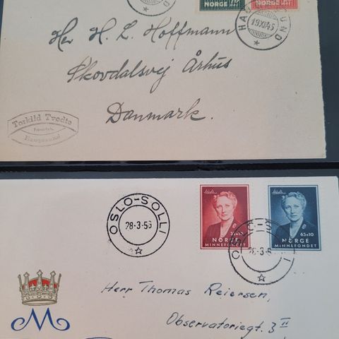 Norske førstedagsbrev 1945-1999 selges